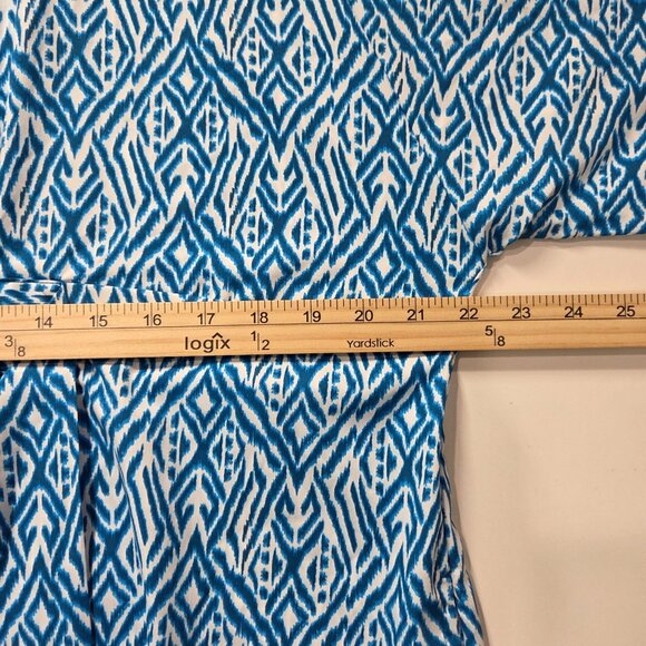 Coolibar Dress Womens Medium Blue Navia UPF 50+ Beach Pool Cover Up - Picture 9 of 10